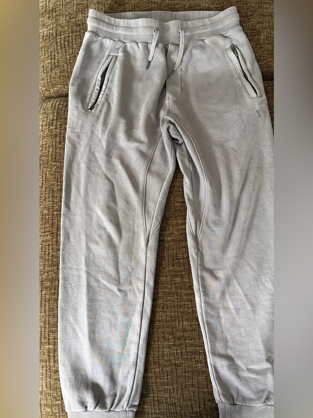 Ksubi Light Gray Zip Pocket Sweatpants